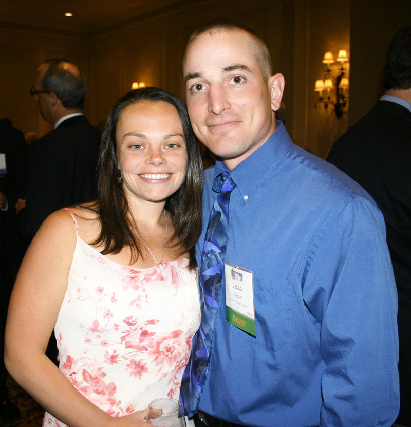 Stacey and Jesse Coleman, who own Gorham Fitness Studio.