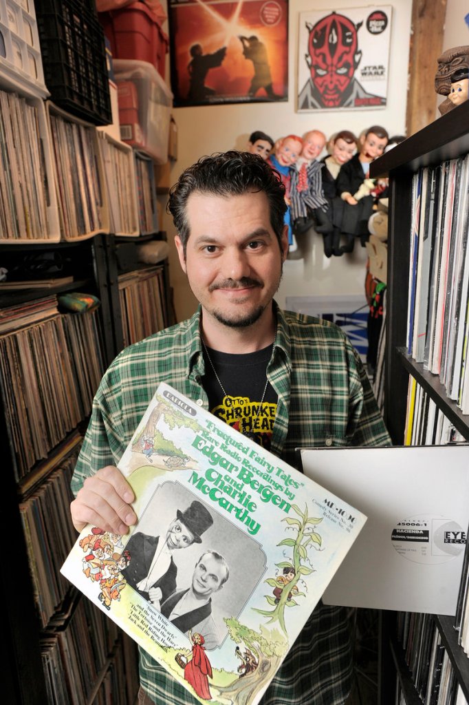 Shawn Lawrence owns Sounds Absurd LPs and 45s on Oak Street in Portland. The store offers used records, some reissues and “a lot of older stuff that’s still sealed.”