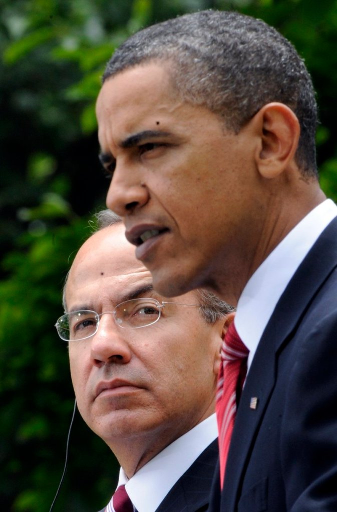 President Obama and Felipe Calderon meet Wednesday.