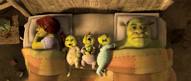 The big guy still isn't happy in "Shrek Forever After."