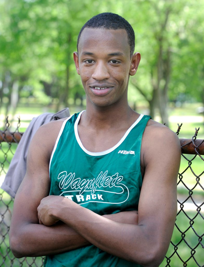 Abshir Horor, a sophomore at Waynflete, was told by his track coach that he was good at soccer and good at basketball, but could be exceptional as a distance runner.