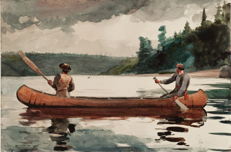Winslow Homer’s “Young Ducks” (1897, watercolor on paper) is among the Homer works bequeathed to the Portland Museum of Art by Charles Shipman Payson. It will be on display at the museum in “Winslow Homer and the Poetics of Place,” which opens Saturday.