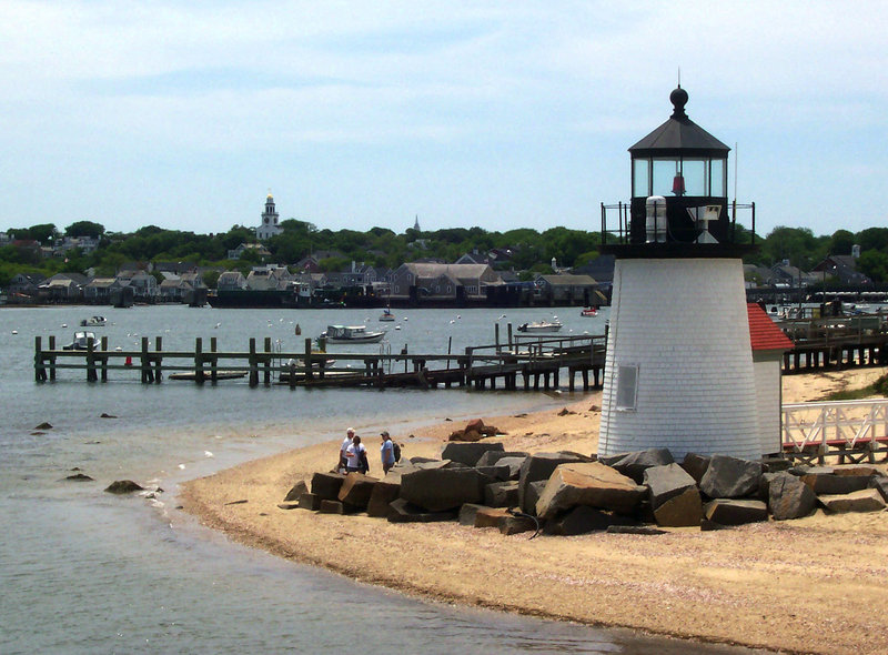 Brant Point Light sits at the entrance to the harbor next to Nantucket island. Nantucket draws hundreds of people to its Memorial Day boat race each year, but this year the partiers will encounter stricter enforcement of public drinking laws.