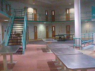 Interior of the Cumberland County Jail.