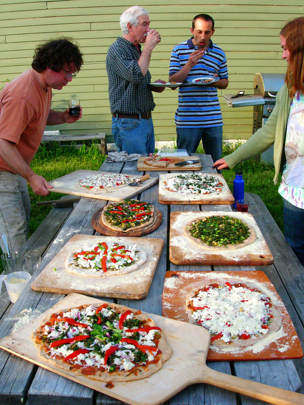 During a recent permaculture gathering at the Newforest Institute, which is the site of one of the Friday field trips, attendees enjoyed pizza made from garden-fresh ingredients and cooked in a wood-fired cob oven. During this weekend's Permaculture Convergence, participants can learn how to make a similar cob oven and enjoy meals prepared from organic, local foods.