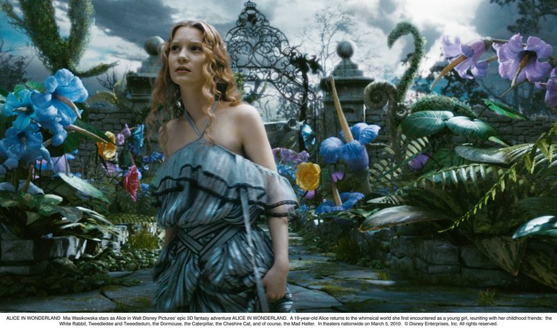 Mia Wasikowska stars in the title role in “Alice in Wonderland,” director Tim Burton’s revisitation of the classic Lewis Carroll tale.
