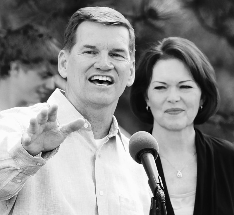 “I’ve got to overcome my personal shame and be willing to help somebody that knocks on our door,” says Ted Haggard, speaking Wednesday in Colorado with wife Gayle by his side.