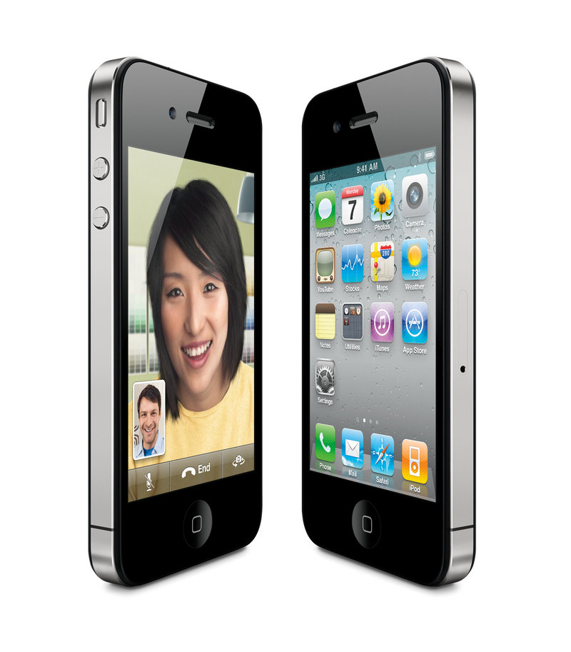 A product image provided by Apple Inc., shows the new Apple iPhone 4.
