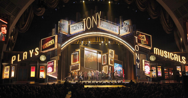 The Tony Awards will air live from Radio City Music Hall in New York beginning at 8 tonight.