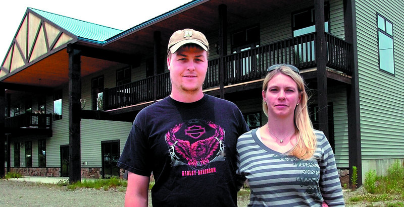 Luke Sirois and his wife, Lisa, have the town’s go-ahead to use this Wilton building if the state approves their application to run four medical marijuana dispensaries.