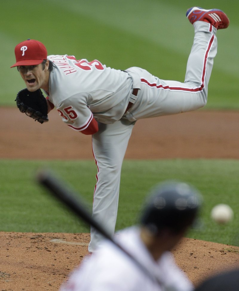 Cole Hamels gave up one run and five hits, struck out eight and walked two Sunday. The Phillies were 2-4 against the Sox this season, and Hamels had both wins.