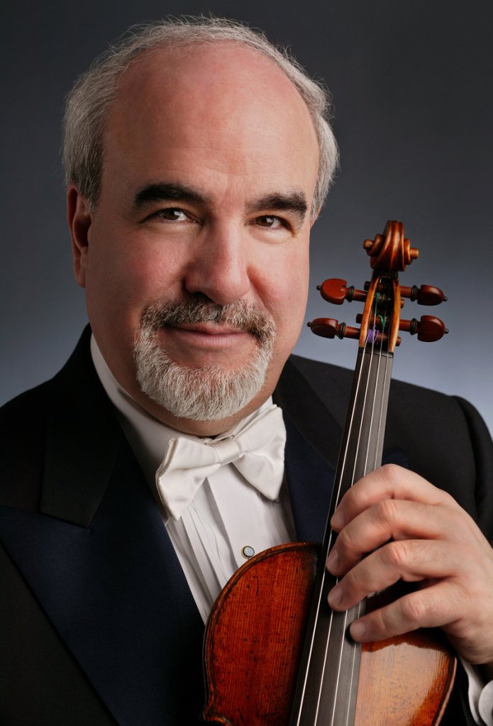 Glenn Dicterow, first violinist of the New York Philharmonic, will be featured in the Bowdoin International Music Festival’s first Festival Friday this week.