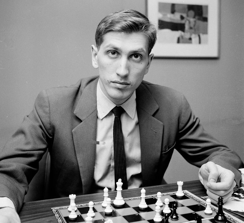 A 1962 file photo shows chess star Bobby Fischer of Brooklyn, N.Y., in New York. Fischer died in Iceland at age 64 in January 2008. He left no will. Legal cases over who has the right to the U.S.-born player's estate are ongoing. chess chess board close up games pieces player