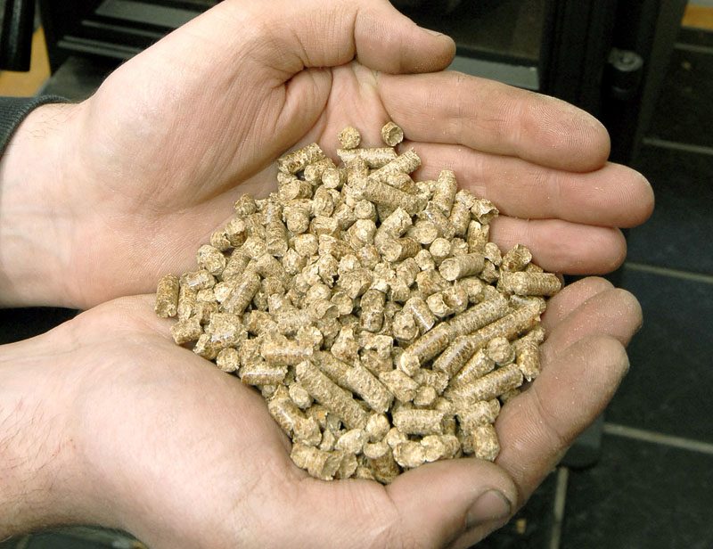 Maine has the sustainably harvested biomass and the manufacturing infrastructure to produce wood pellets to be burned for heating.