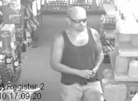 Maine State Police have released this photo of the suspected charity can thief in Litchfield.