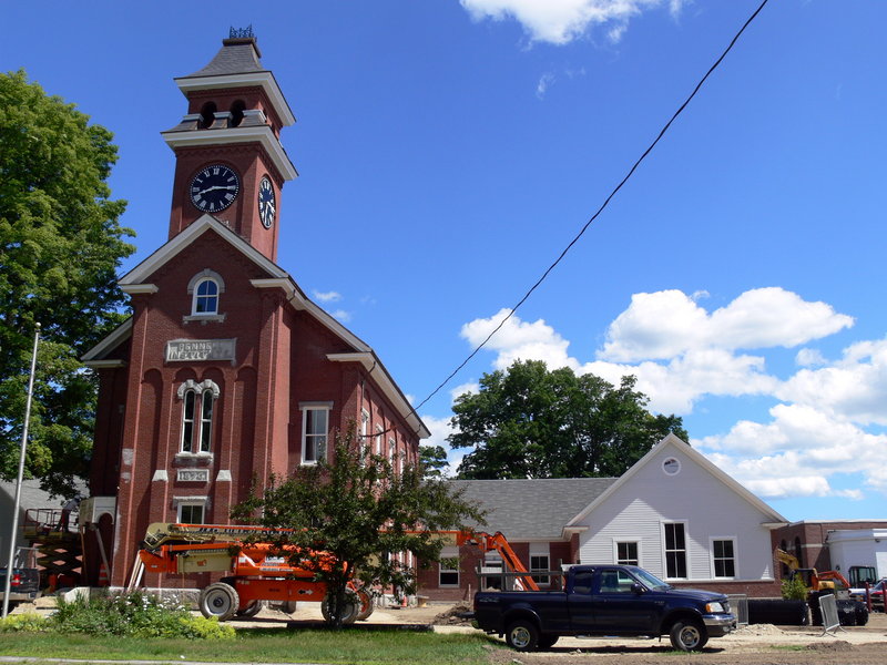 The historic Pennell Institute building was a school from 1876 until 1962. A $2.4 million renovation has turned it into municipal offices for Gray. A rededication will be held July 24.