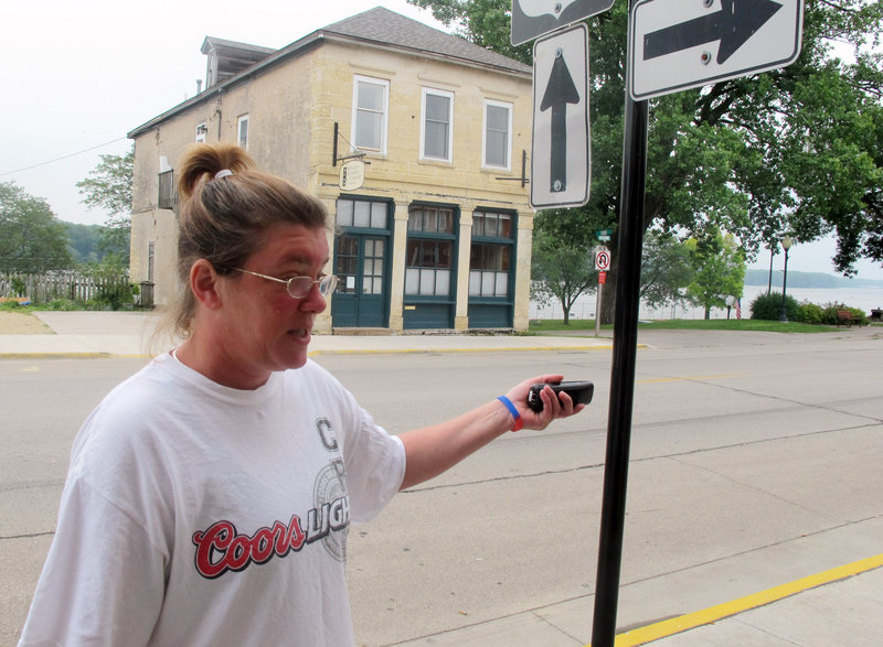 Tammy Muller, a bartender in Bellevue, Iowa, describes Monday how two spooked horses raced through a Fourth of July parade, killing one person and injuring two dozen more.