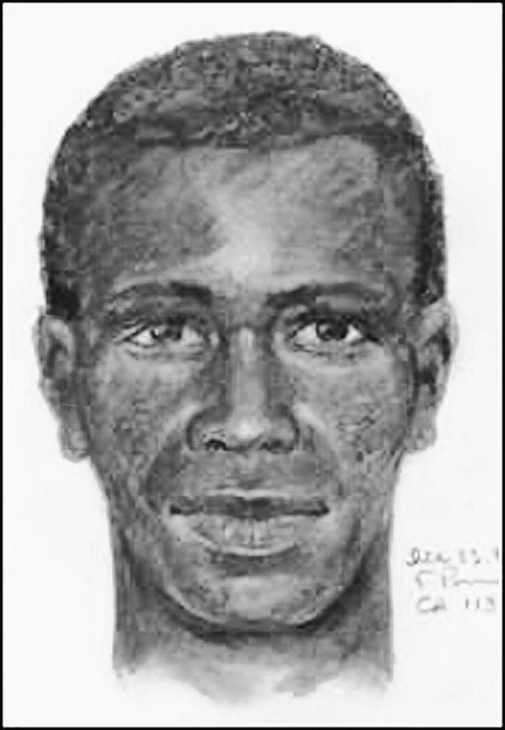 This LAPD sketch shows a suspect in the killings of at least 10 people since 1985.