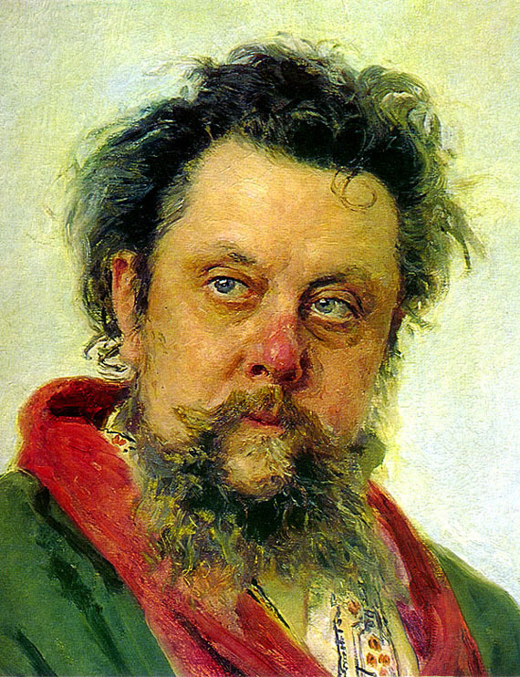 The 19th-century Russian composer Mussorgsky battled – some say embraced – alcoholism for much of his adult life. He died in 1881 at the age of 42. This portrait of Mussorgsky was painted by Ilya Repin just a few days before the composer’s death.