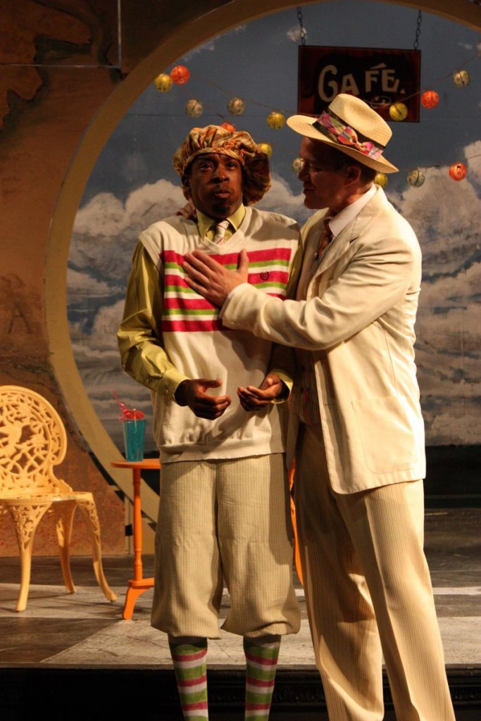 J.H Smith III and Torsten Hillhouse in “The Comedy of Errors.”