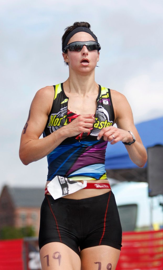 Kelsey Abbott of Freeport was the women's champion and finished 21st overall in 1 hour, 24 minutes, 48.9 seconds. Second was Elizabeth Hall of Merrimack, N.H., in 1:25.11.1, then Jennifer Corbett of Portsmouth, N.H.