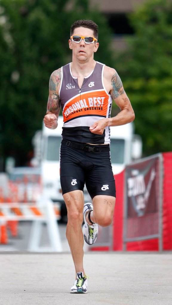 Kurt Perham, 39, of Brunswick won the Urban Epic Triathlon for the second straight year and for the third time in four years. Perham finished in 1 hour, 11 minutes and 42.1 seconds, about three minutes ahead of Davis Backer of Cape Elizabeth.