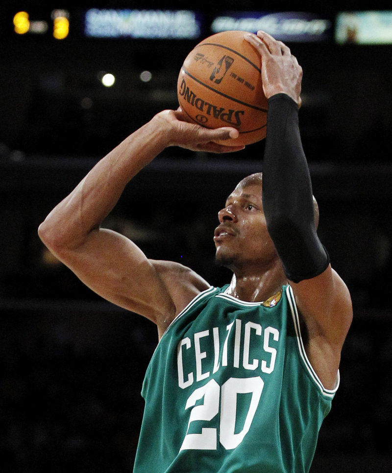 Ray Allen is No. 5 in scoring among active NBA players, but he says it wasn’t until he joined the Boston Celtics that he understood what it took to win a championship.