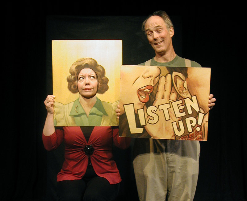 "Spousal Deafness" finishes its run at the Old Port Playhouse this weekend.