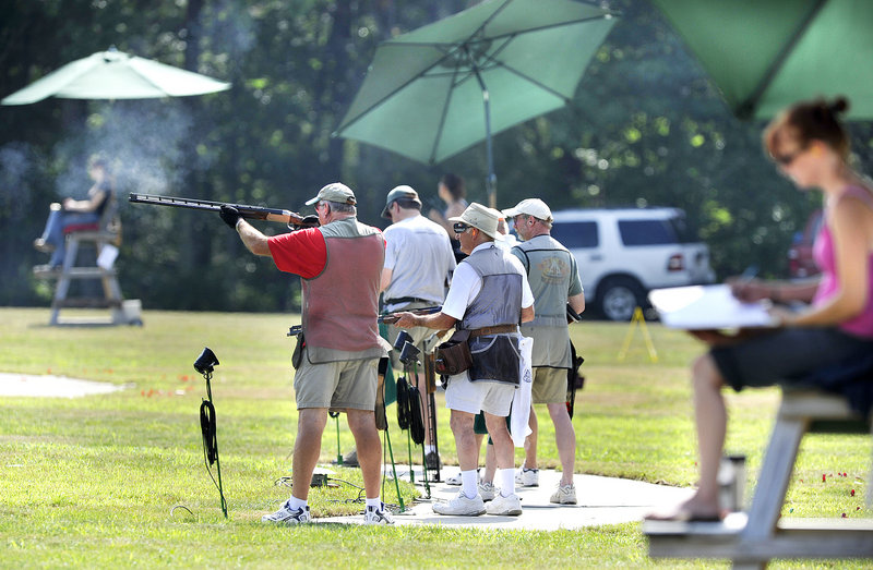 Contestants have the option this weekend of taking part in the full 1,000-target competition, or shooting a much lower number of targets. The event is scheduled to run through Sunday.