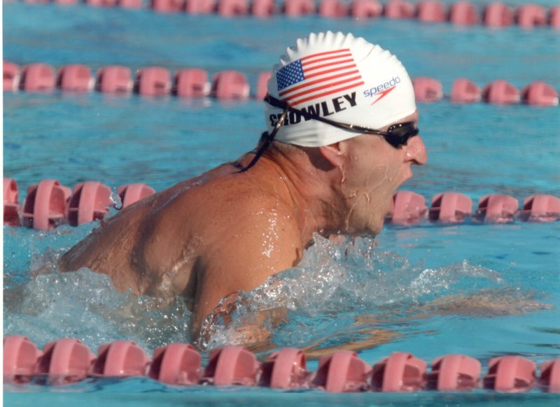 Kevin Crowley, 46, of South Portland will compete in the 100-meter breast stroke in his age group at the world swimming championships starting July 30 in Sweden.