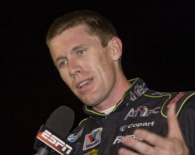 Carl Edwards sees nothing wrong with driving in both the Sprint Cup, where he is 10th, and the Nationwide Series, where he is second.