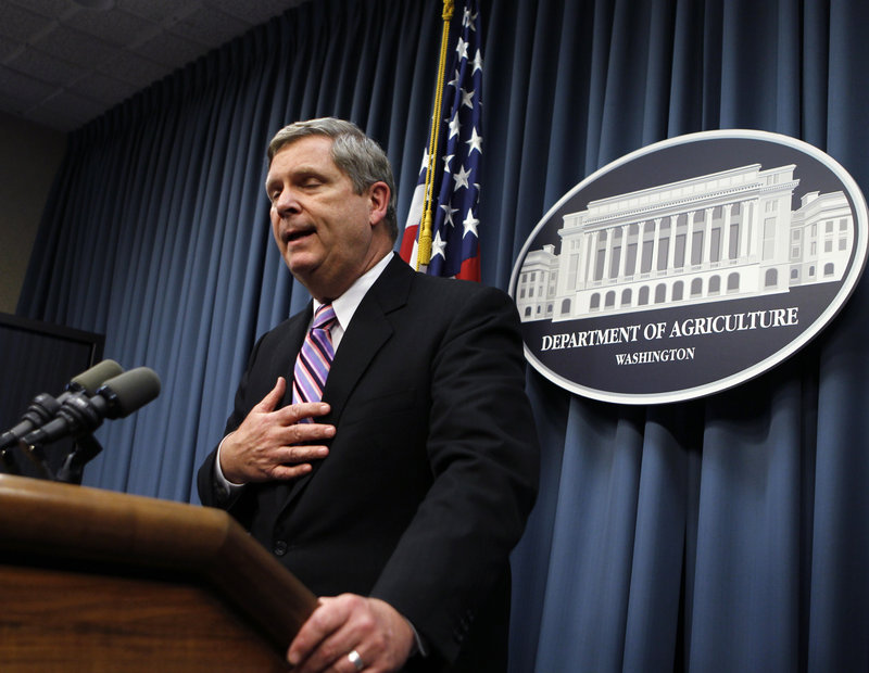 Agriculture Secretary Tom Vilsack tells reporters that he acted in haste in firing Shirley Sherrod, a black U.S. Agriculture Department official, after it appeared she had made racist remarks in a heavily edited video posted on a conservative website. “I could have and should have done a better job,” he said.