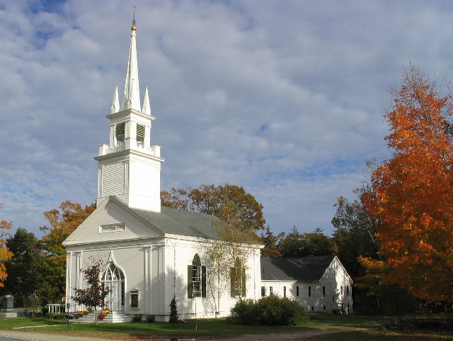 The Elijah Kellogg Church, Congregational was originally known as the Harpswell Centre Congregational Church. It was renamed after the Rev. Elijah Kellogg, who was pastor there from 1844 to 1901, with some interruptions.