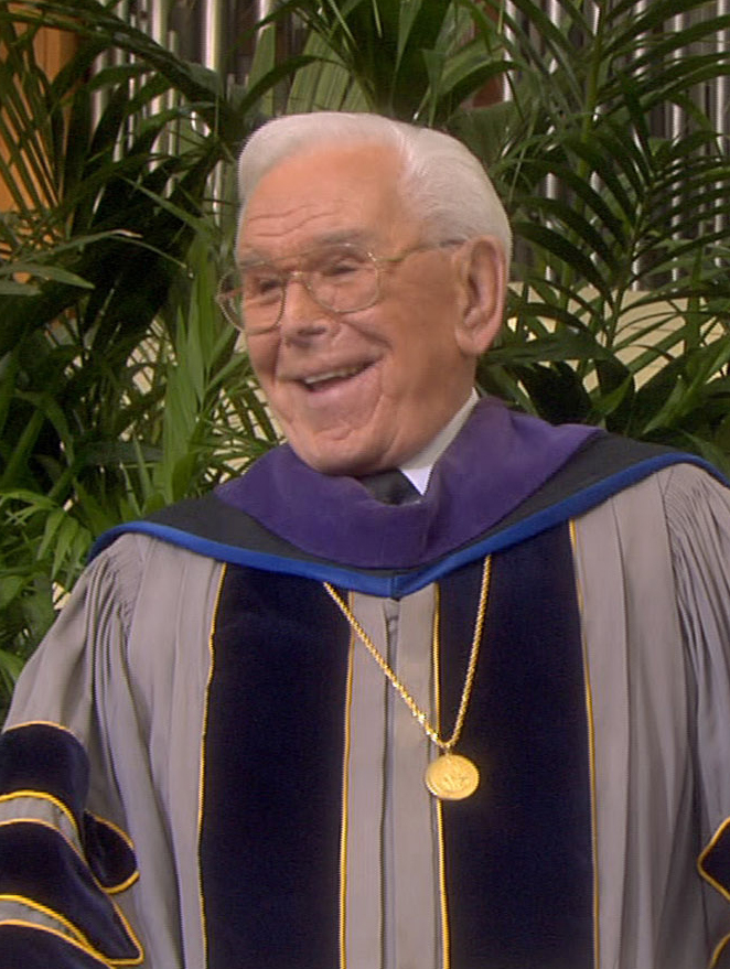 The Rev. Robert H. Schuller, shown during his "Hour of Power" service at the Crystal Cathedral in Garden Grove, Calif., in 2007, announced Sunday he is retiring as lead pastor.