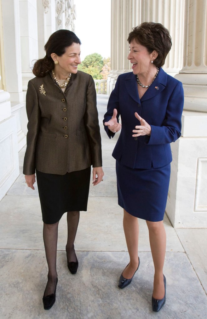 Maine's Republican Senators Olympia Snowe, left, and Susan Collins.