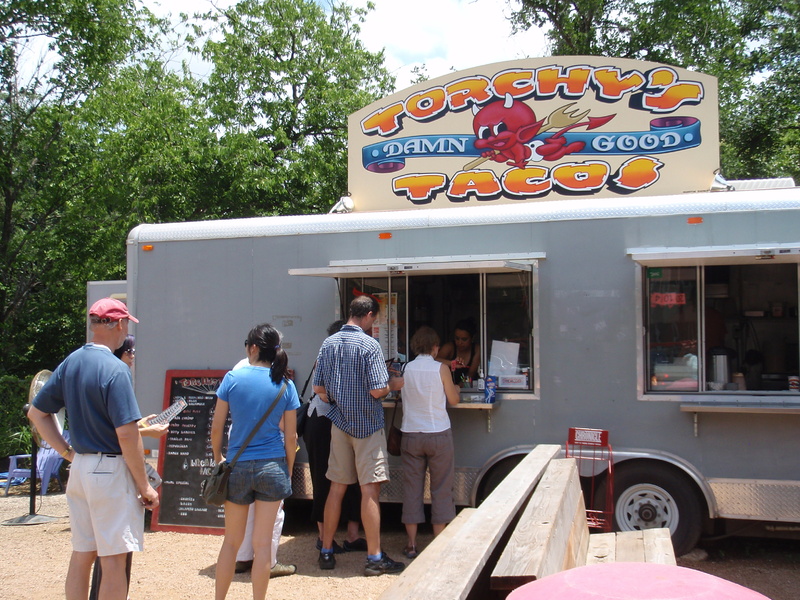 Torchy’s Tacos is one of many food operations housed in trailers that have sprung up in Austin in recent years.