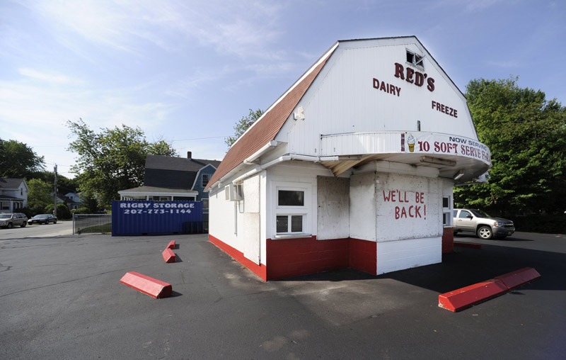 Red's Dairy Freeze on Cottage Road, South Portland: The new building will be much the same, according to a Red's spokesman.