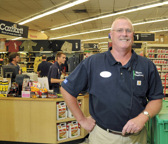 Tom Skelton, president of Maine Hardware, says the important assets of the company include a knowledgeable staff – it includes two former plumbers – and an inventory of hard-to-find hardware items.