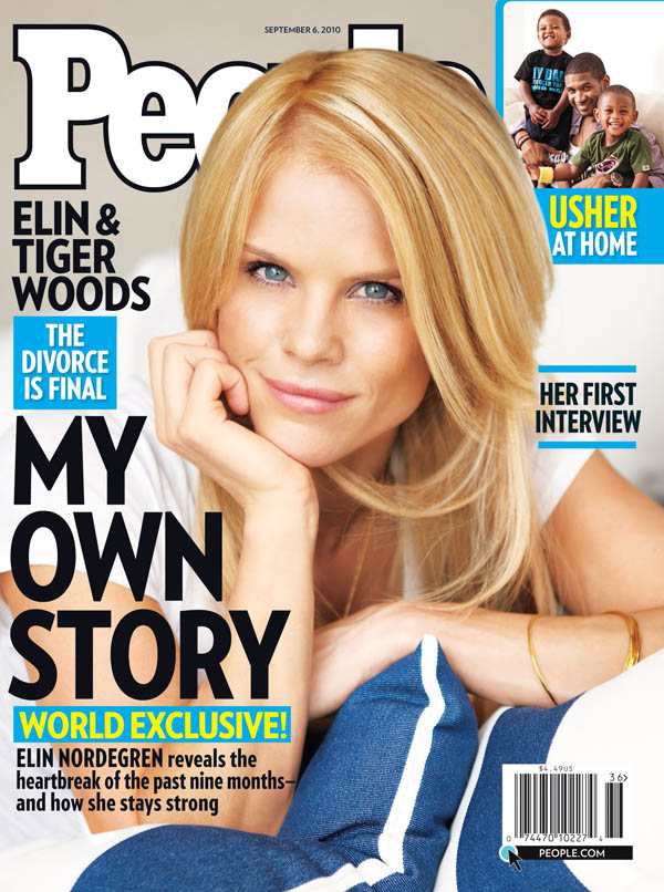 Elin Nordegren is shown on the cover of People magazine's Sept. 6, 2010, issue.