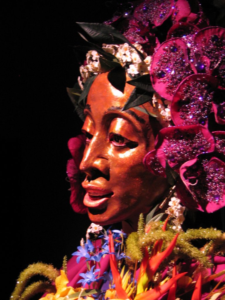 A puppet Goddess Ceres created by Figures of Speech Theatre is incorporated into “The Tempest.”