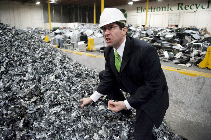 “This is urban mining,” said John Shegerian, CEO of Electronic Recyclers International in Fresno, Calif.