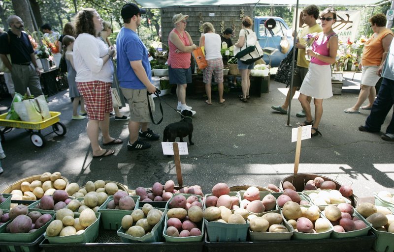 This Saturday at the Portland Farmers Market, you can buy extra produce and donate it to the Preble Street Resource Center in a drive organized by Animal Rights Maine.