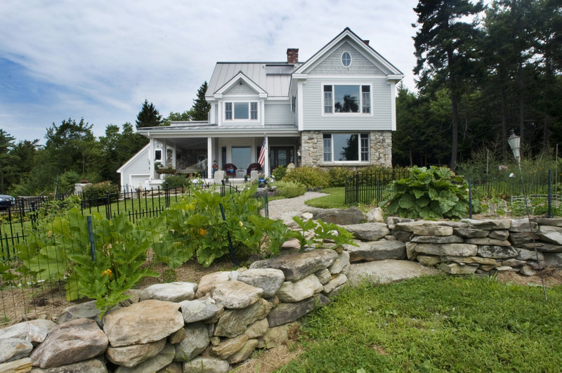 Allan Brown and Virginia Cassarino-Brown’s Harpswell home is only 6 years old, but its features give it the ambience of a much older home.