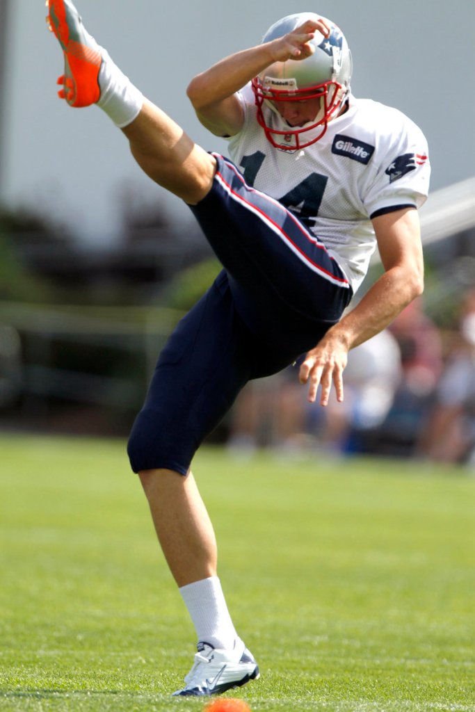 Patriots punter Zoltan Mesko has the leg for booming kicks but the rookie has to get his placement up to standards.