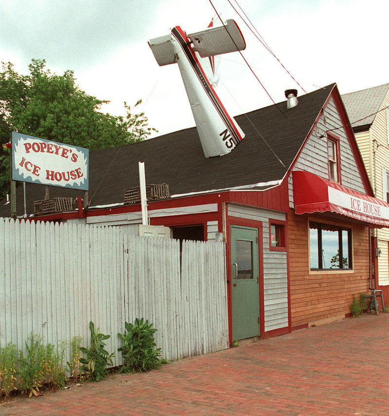 Popeye’s Ice House bar, later known simply as the Ice House, stands on the corner of Bracket and York streets in Portland 10 years ago. It was torn down on Tuesday and will be replaced by a Mexican restaurant, said owner Tod Dana.