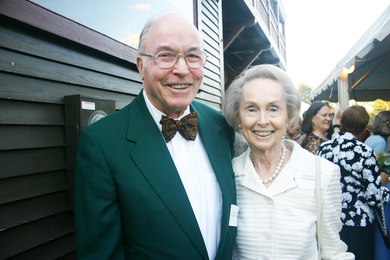 The honorary hosts of the gala at Winslow Homer’s studio on July 30, Prouts Neck residents George and Eileen Gillespie
