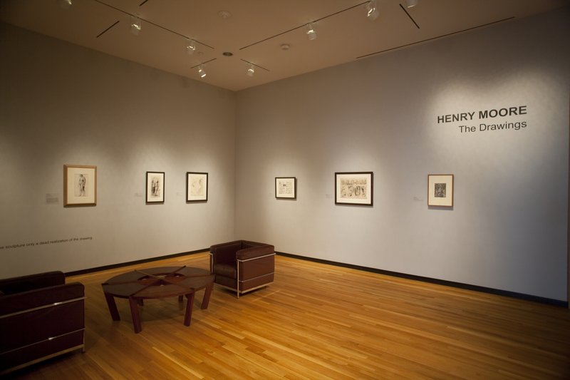 “Henry Moore: The Drawings” at the Bowdoin College Museum of Art in Brunswick