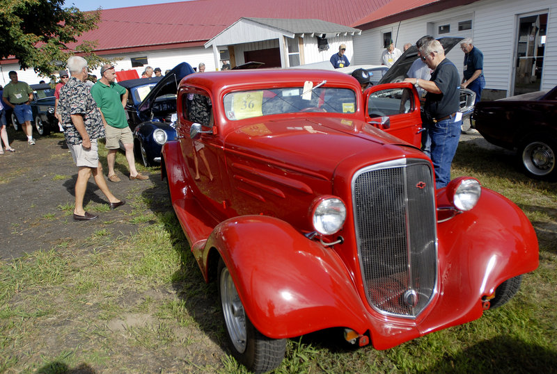 This 1939 three-window Chevrolet Coupe was the top car, bringing in $45,100.