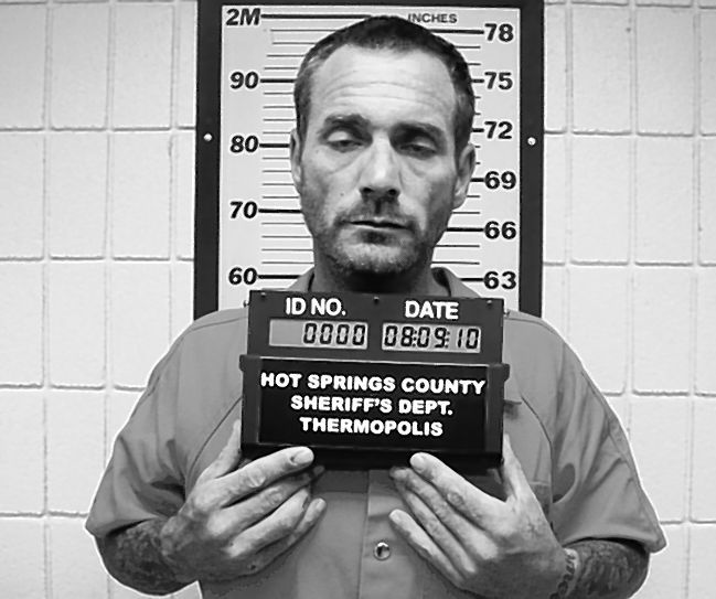 Convicted killer Tracy Province is photographed Monday in Thermopolis, Wyo. He told police he was relieved that the manhunt for him was over after 10 days.