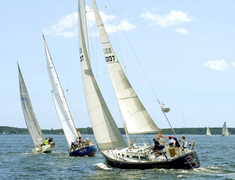 Sailing crews competing in the Monhegan Island Race, which begins at 3 p.m. Friday from Clapboard Island in Falmouth, must prepare for variable winds and changing temperatures.